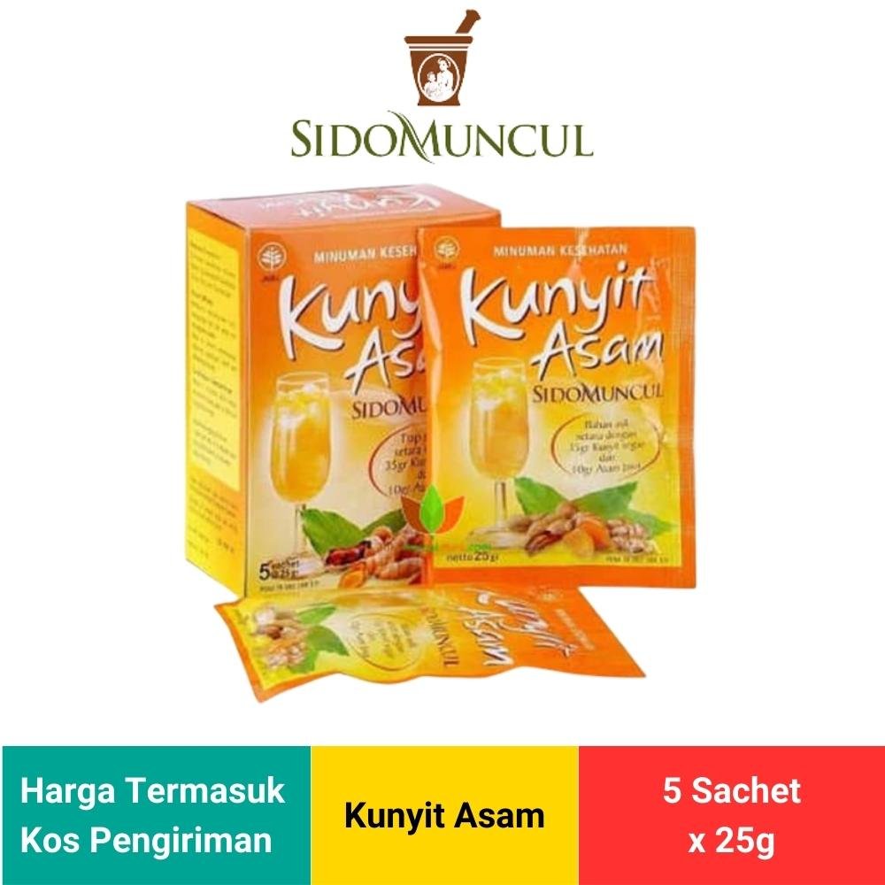 Sido Muncul Minuman Kunyit Asam 25g [5 Sachet/Dos] – kohbelanja.com