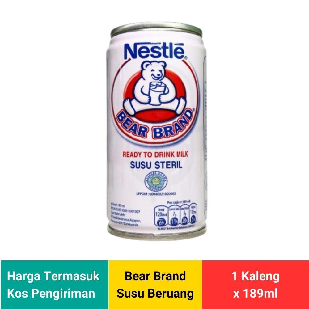 Bear Brand Susu Steril Nestle 189ml – kohbelanja.com