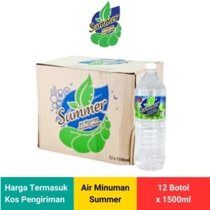 Air Minuman Summer Drinking Water 1500ml [12 Botol]