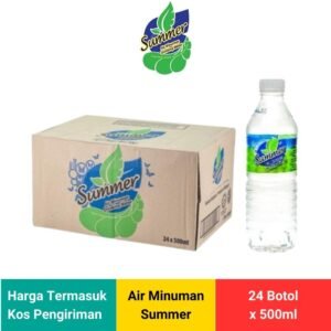 Air Minuman Summer Drinking Water 500ml [24 Botol]